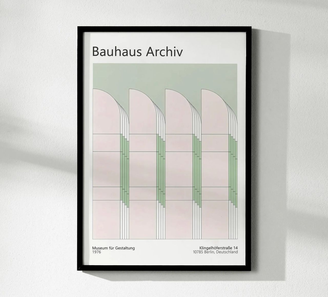 Bauhaus Archive Museum Poster von Iracheta