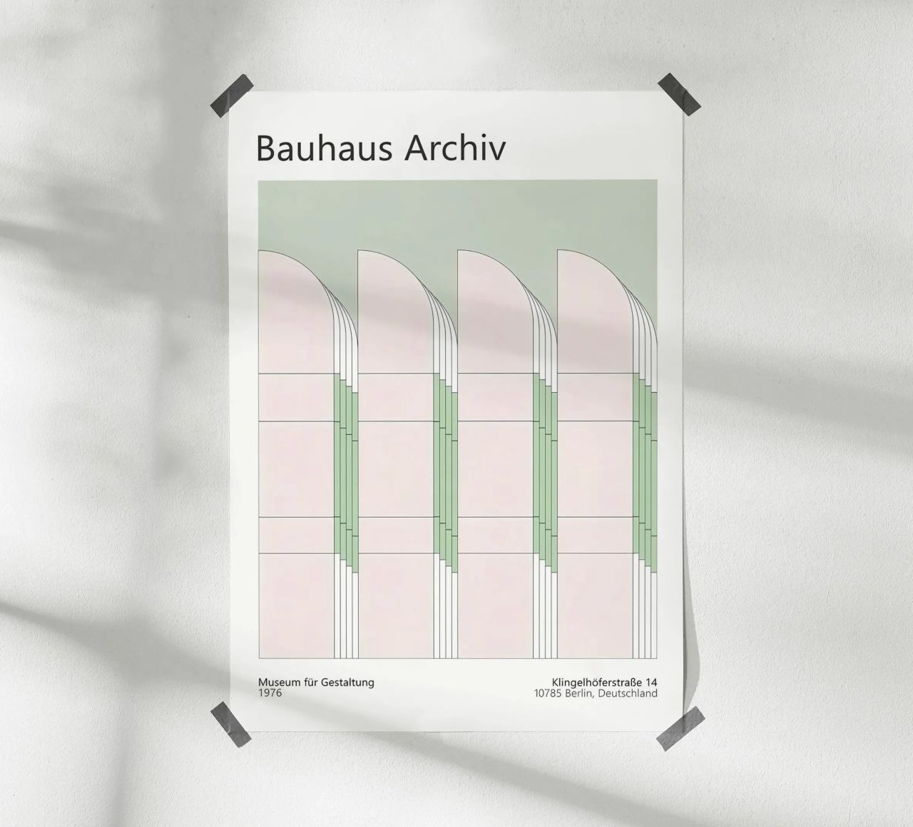 Bauhaus Archive Museum Poster von Iracheta