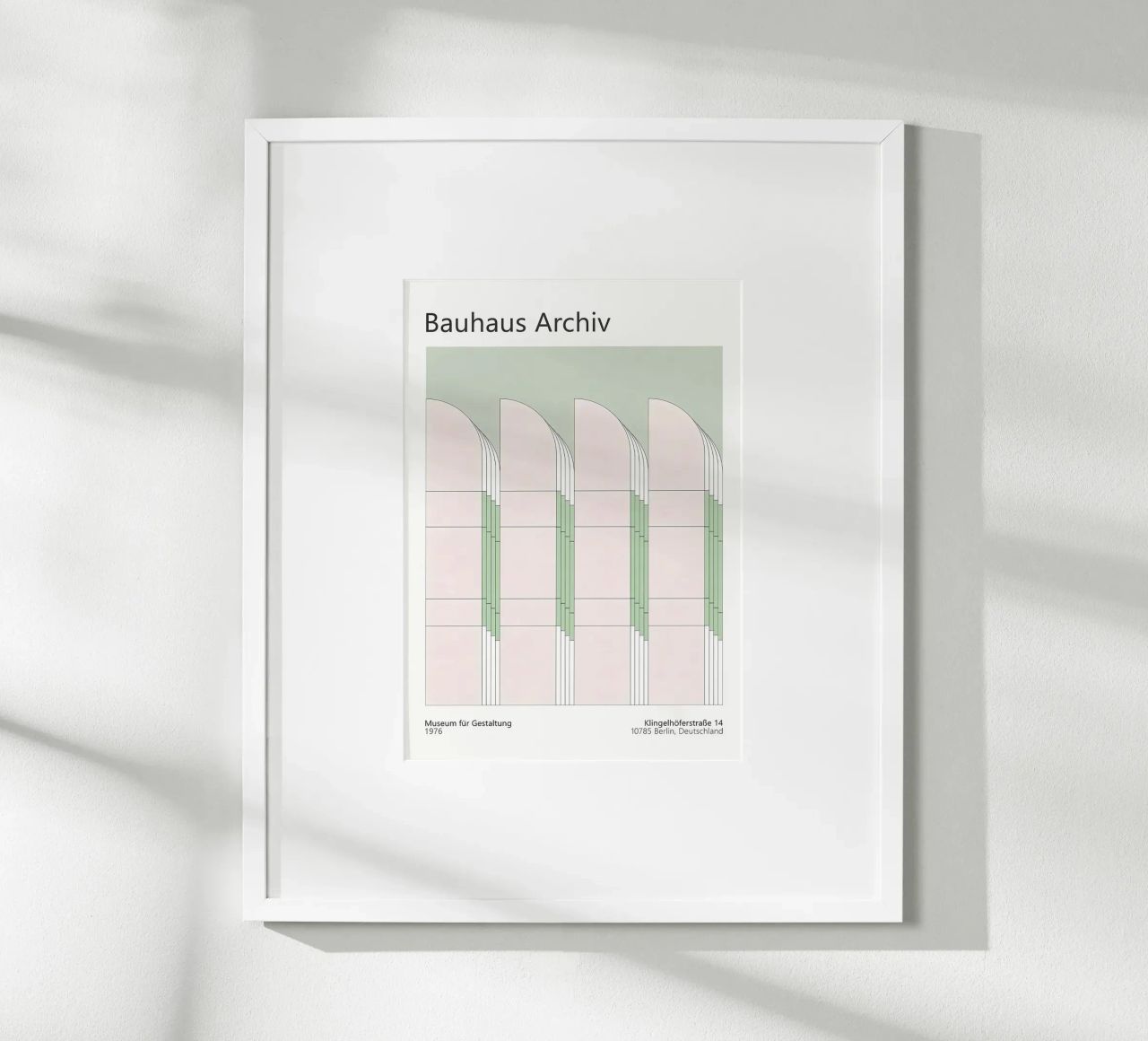 Bauhaus Archive Museum Poster von Iracheta