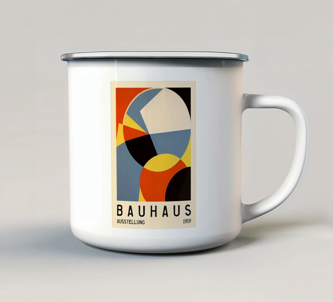 Bauhaus 1919r tazza in smalto da Karraker