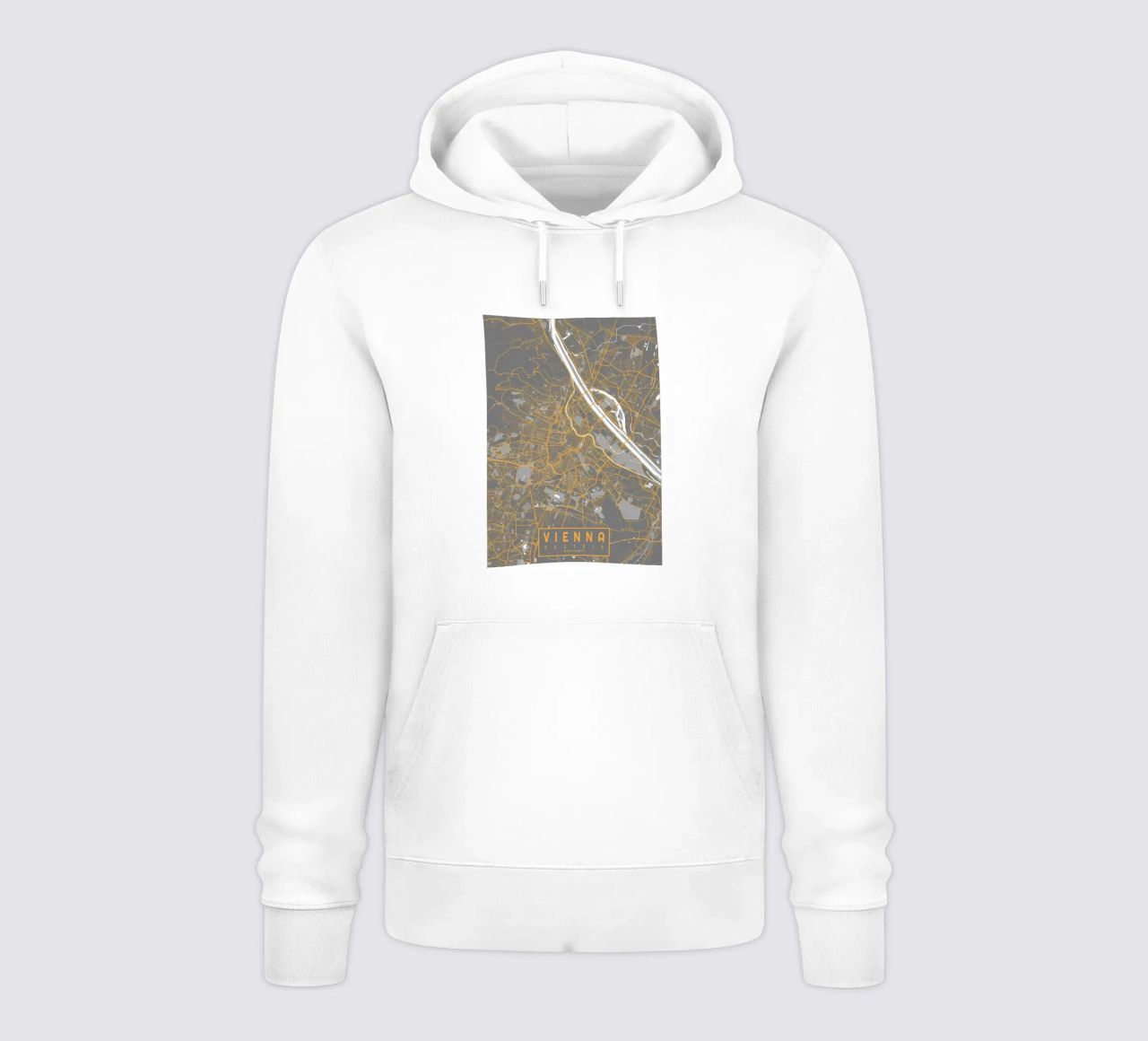 Stadtplan Wien Bauhaus Hoodie von Karraker