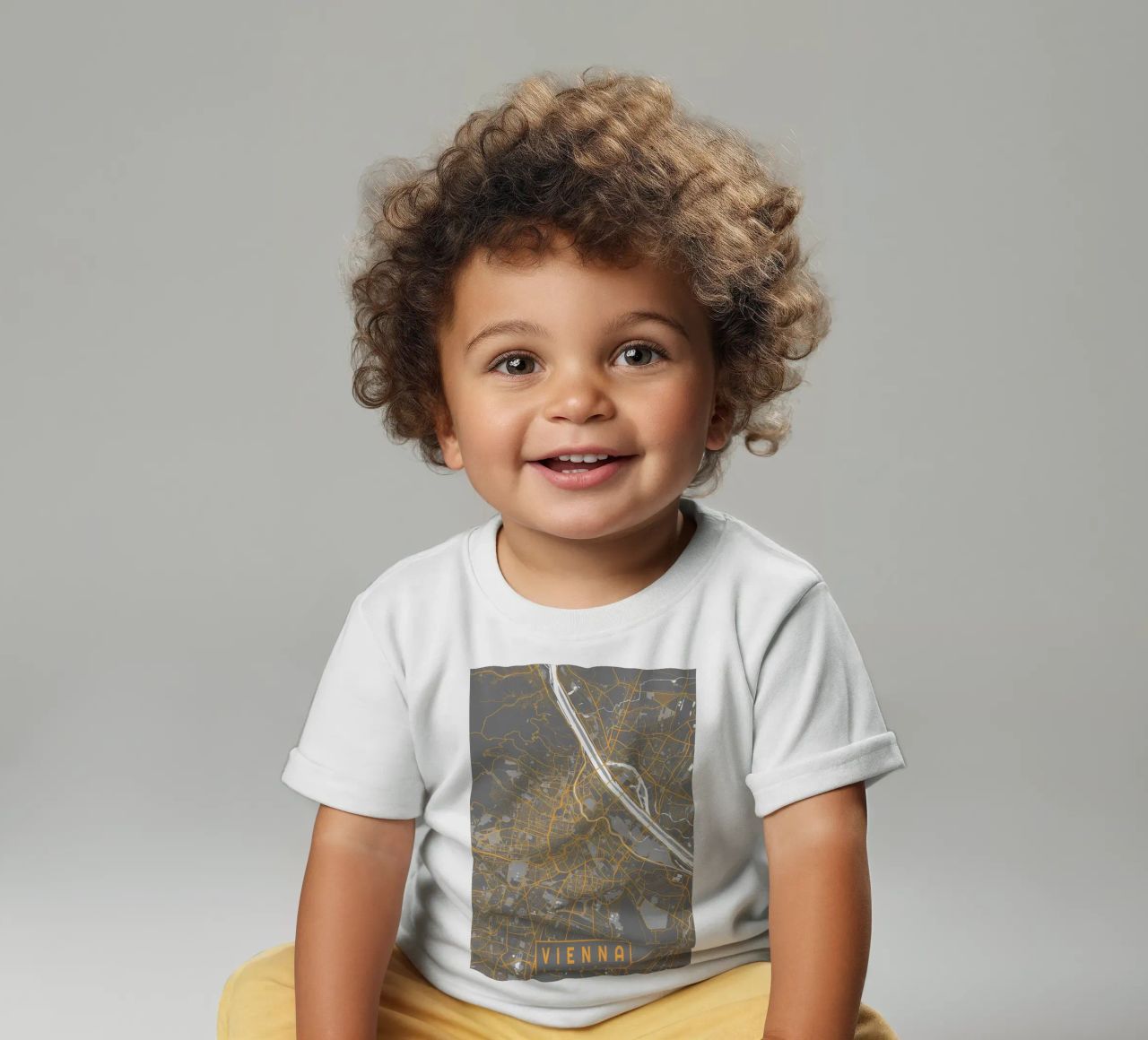 Stadtplan Wien Bauhaus Baby T-Shirt von Karraker