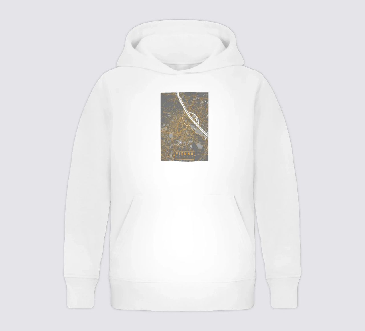 Stadtplan Wien Bauhaus Kinder Hoodie von Karraker