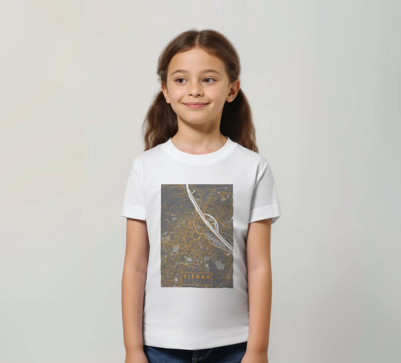 Stadtplan Wien Bauhaus Kinder T-Shirt von Karraker