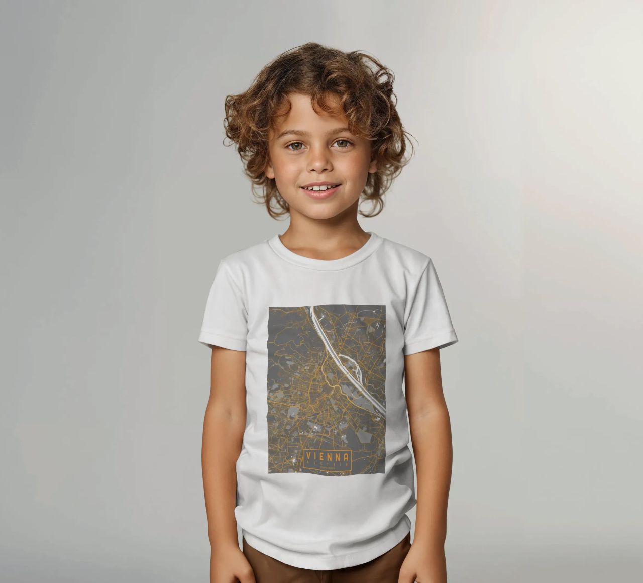 Stadtplan Wien Bauhaus Kinder T-Shirt von Karraker