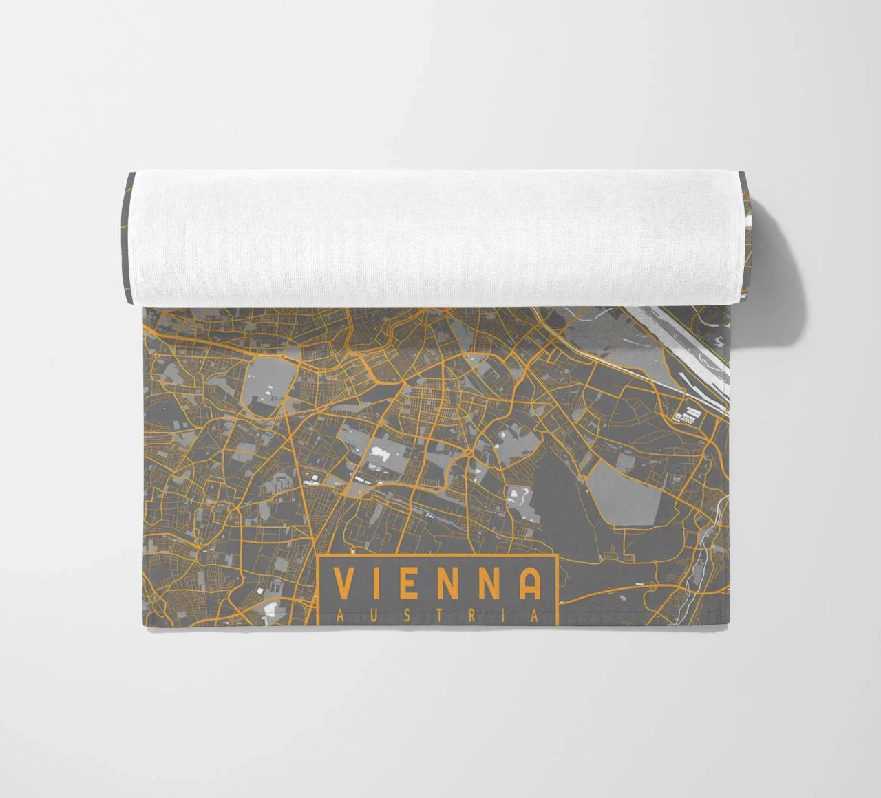 Stadtplan Wien Bauhaus Strandtuch von Karraker