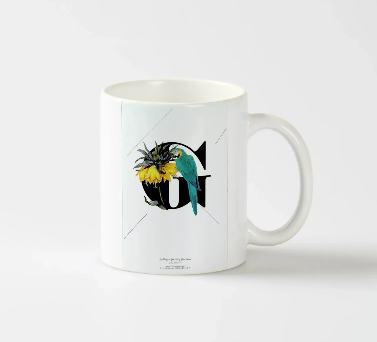 Botanical Alphabet - G tazza in ceramica da Froilein Juno