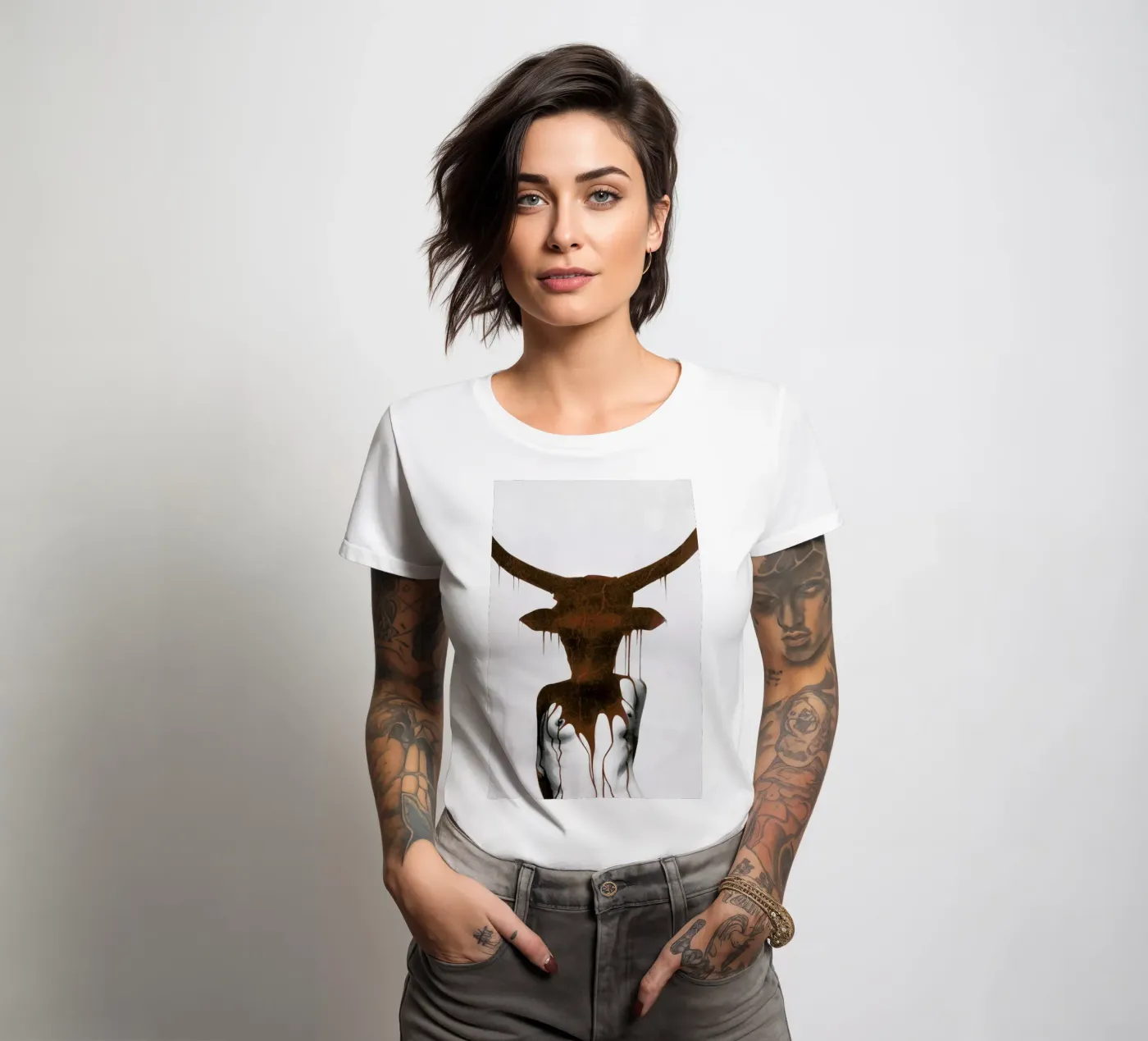 Taurus t-shirt da donna da Ruben Ireland