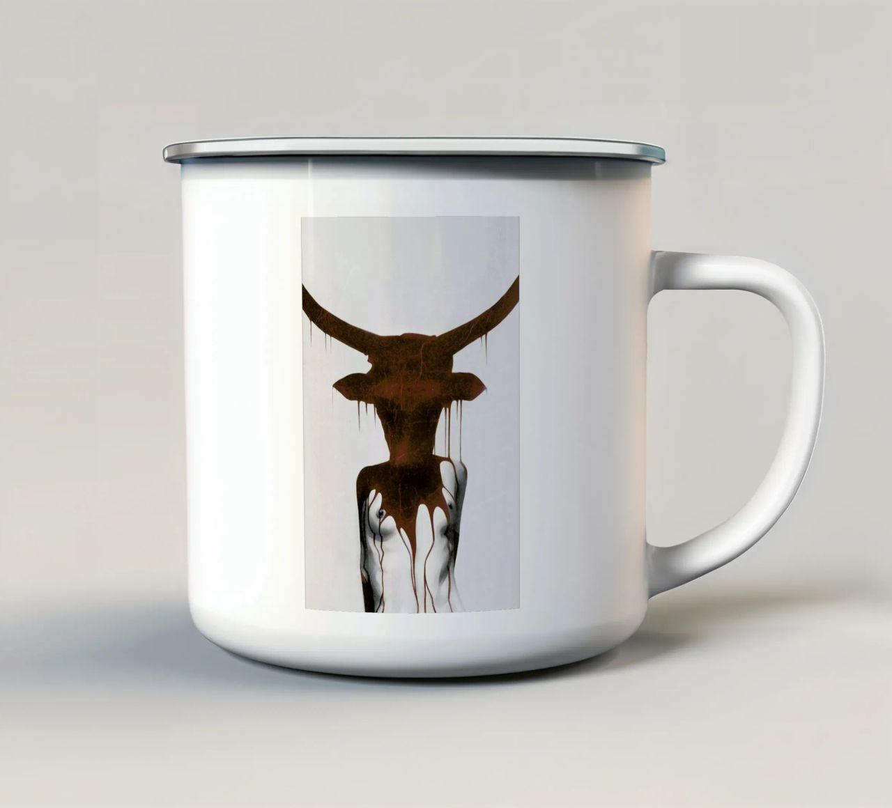 Taurus tazza in smalto da Ruben Ireland