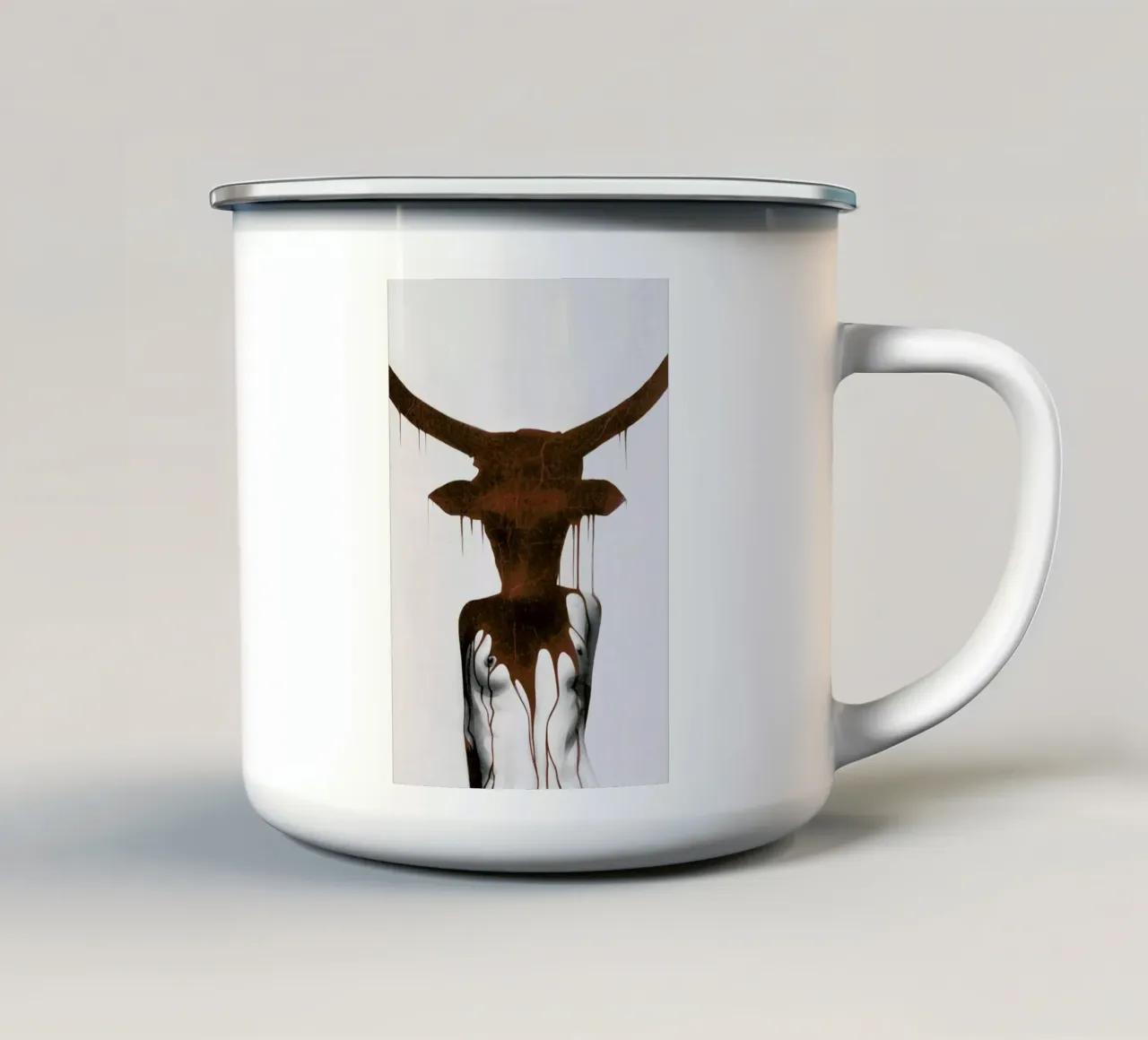 Taurus tazza in smalto da Ruben Ireland