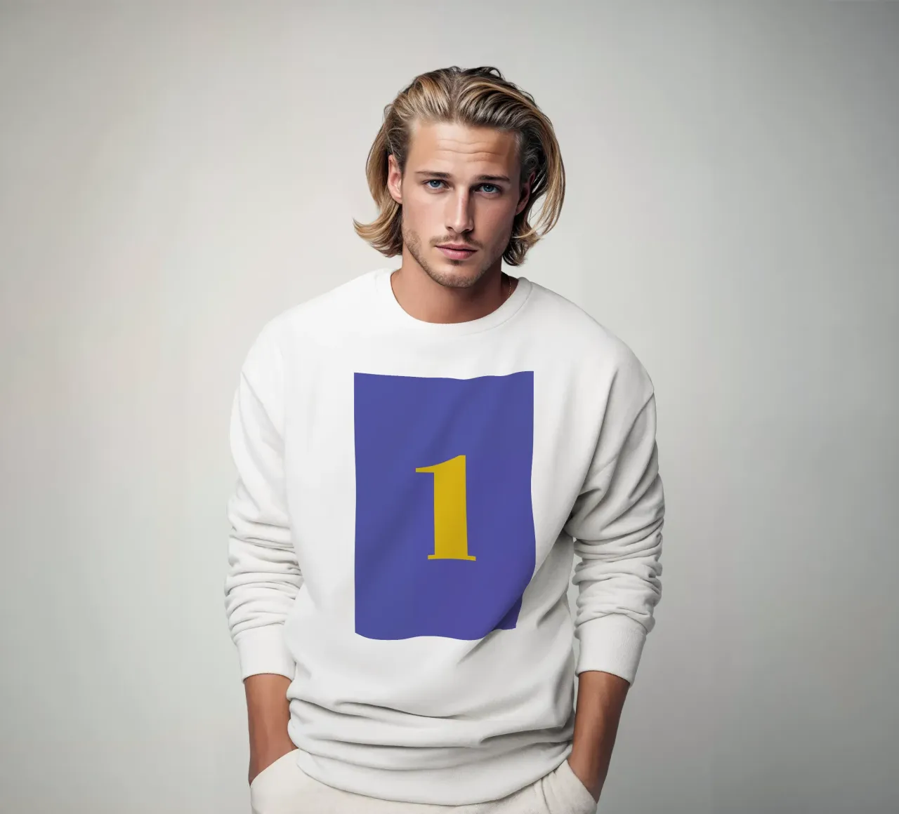 Blue Number 1 felpa da Studio One