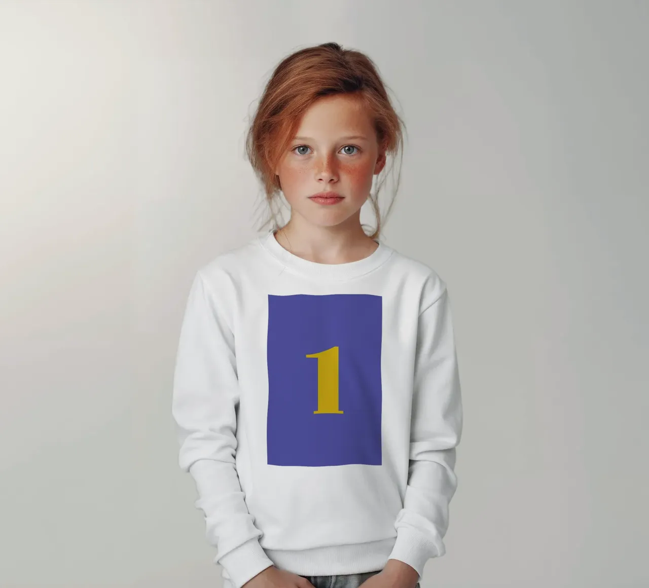 Blue Number 1 felpa bambino da Studio One