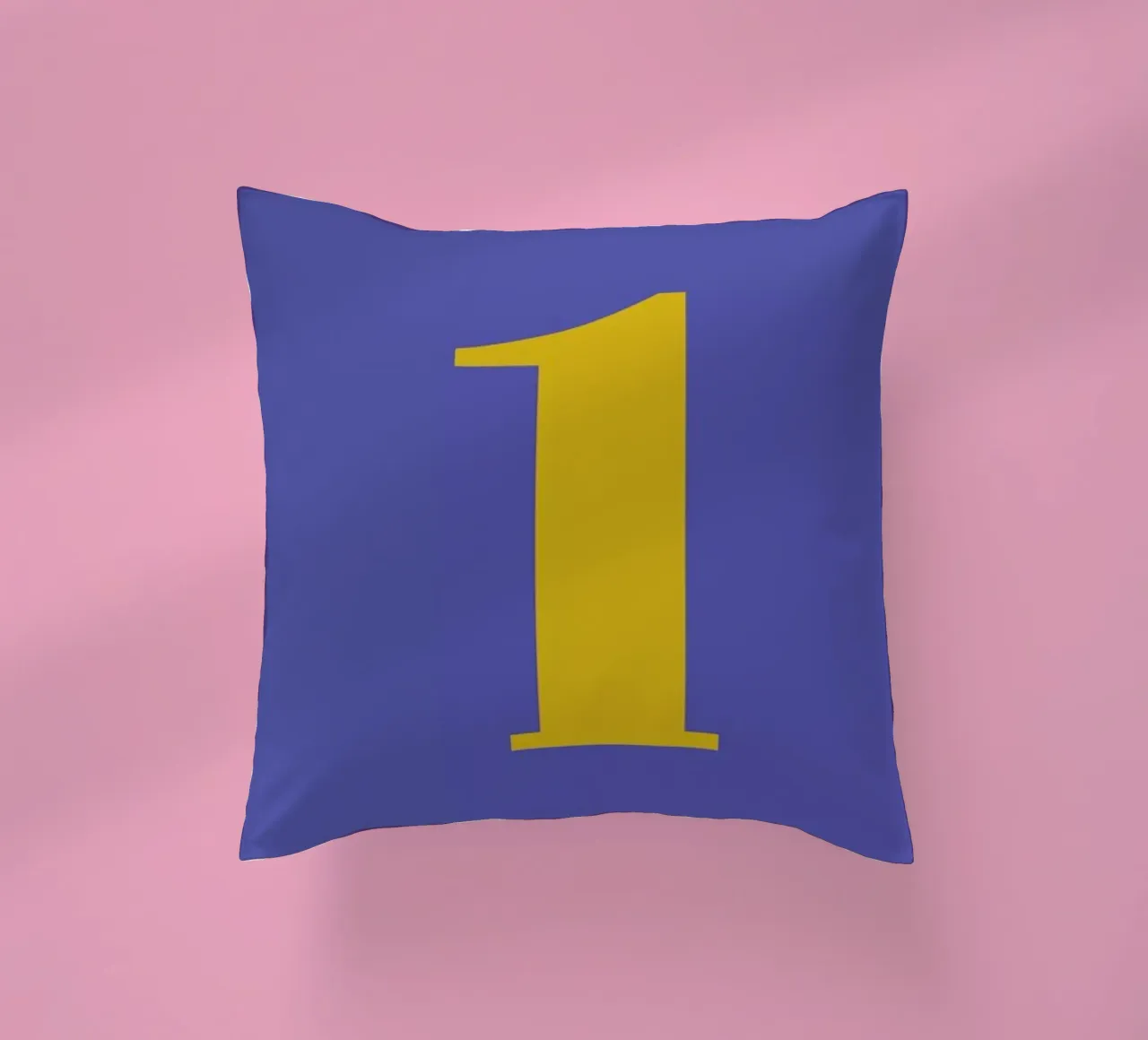 Blue Number 1 cuscino da Studio One