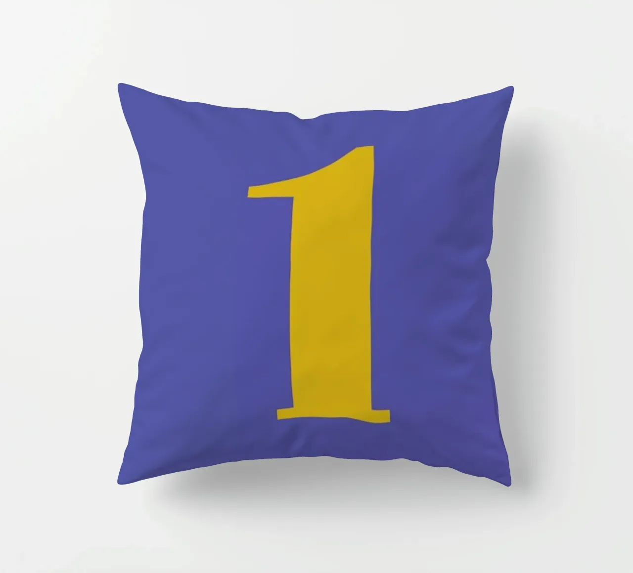 Blue Number 1 cuscino da Studio One