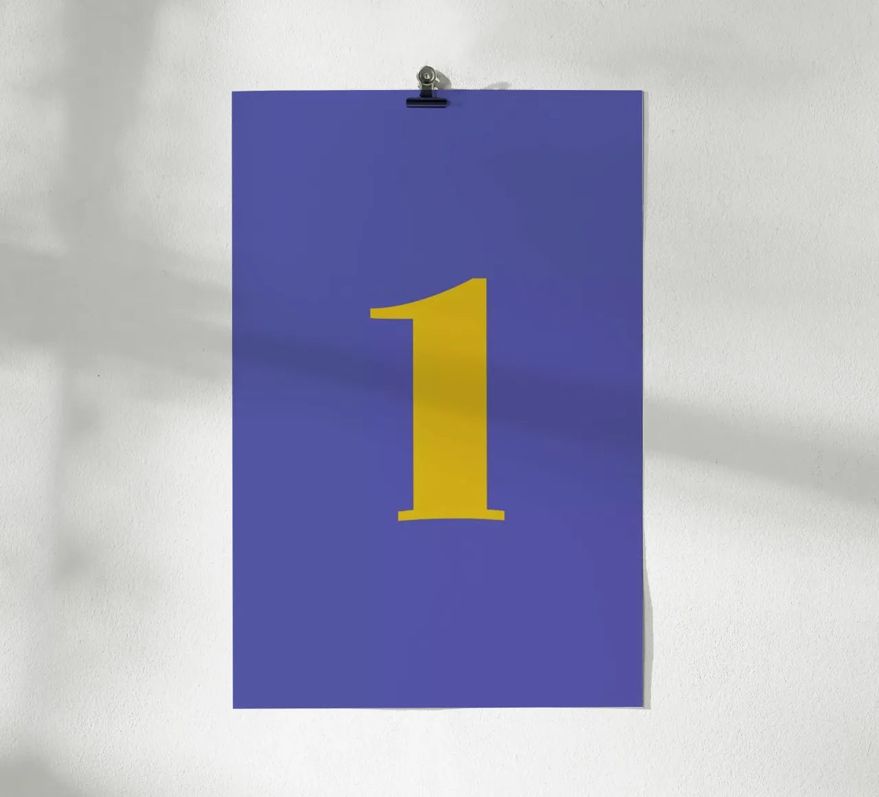 Blue Number 1 poster da Studio One