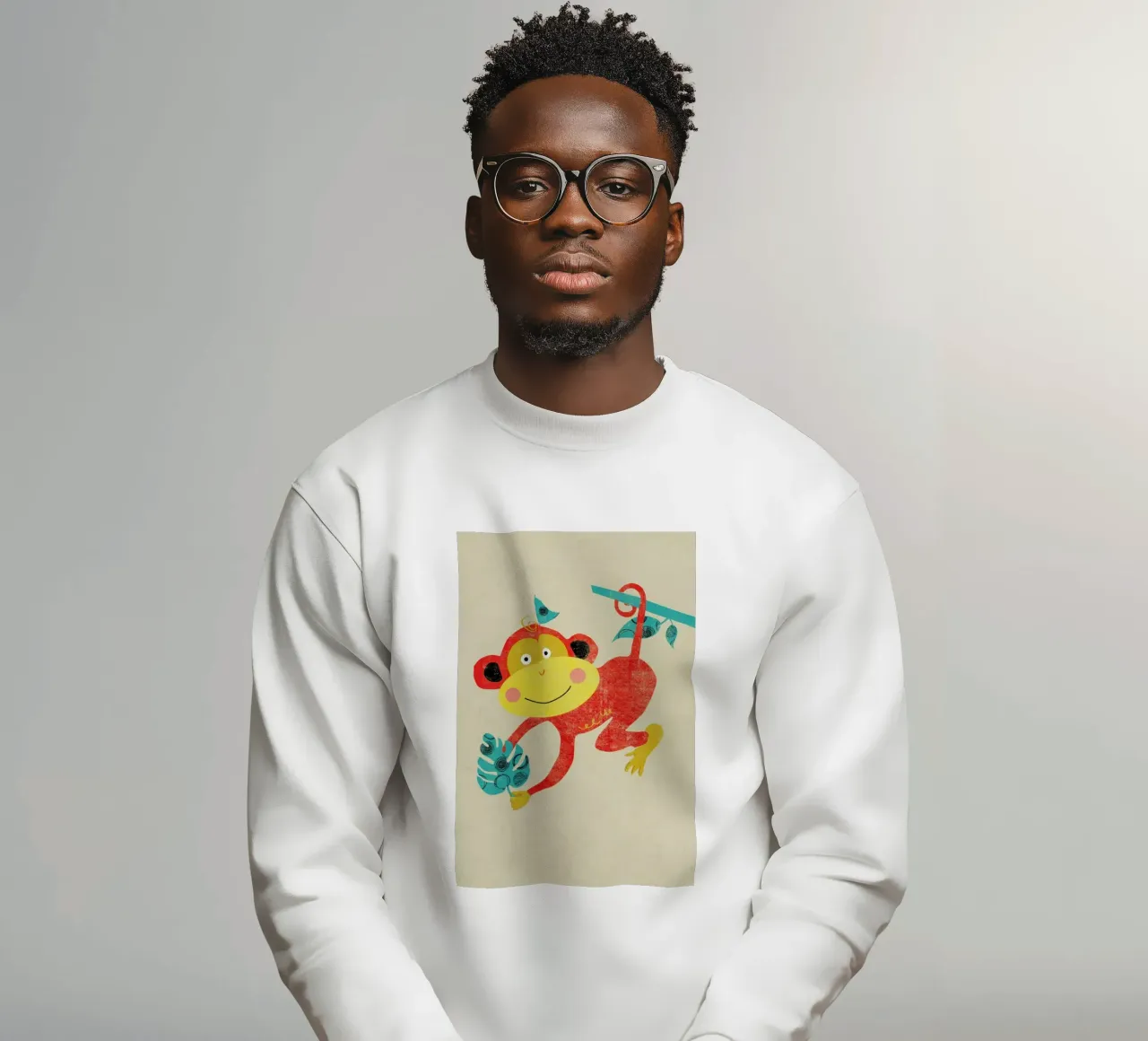 Monkey Sweatshirt von Rocket68