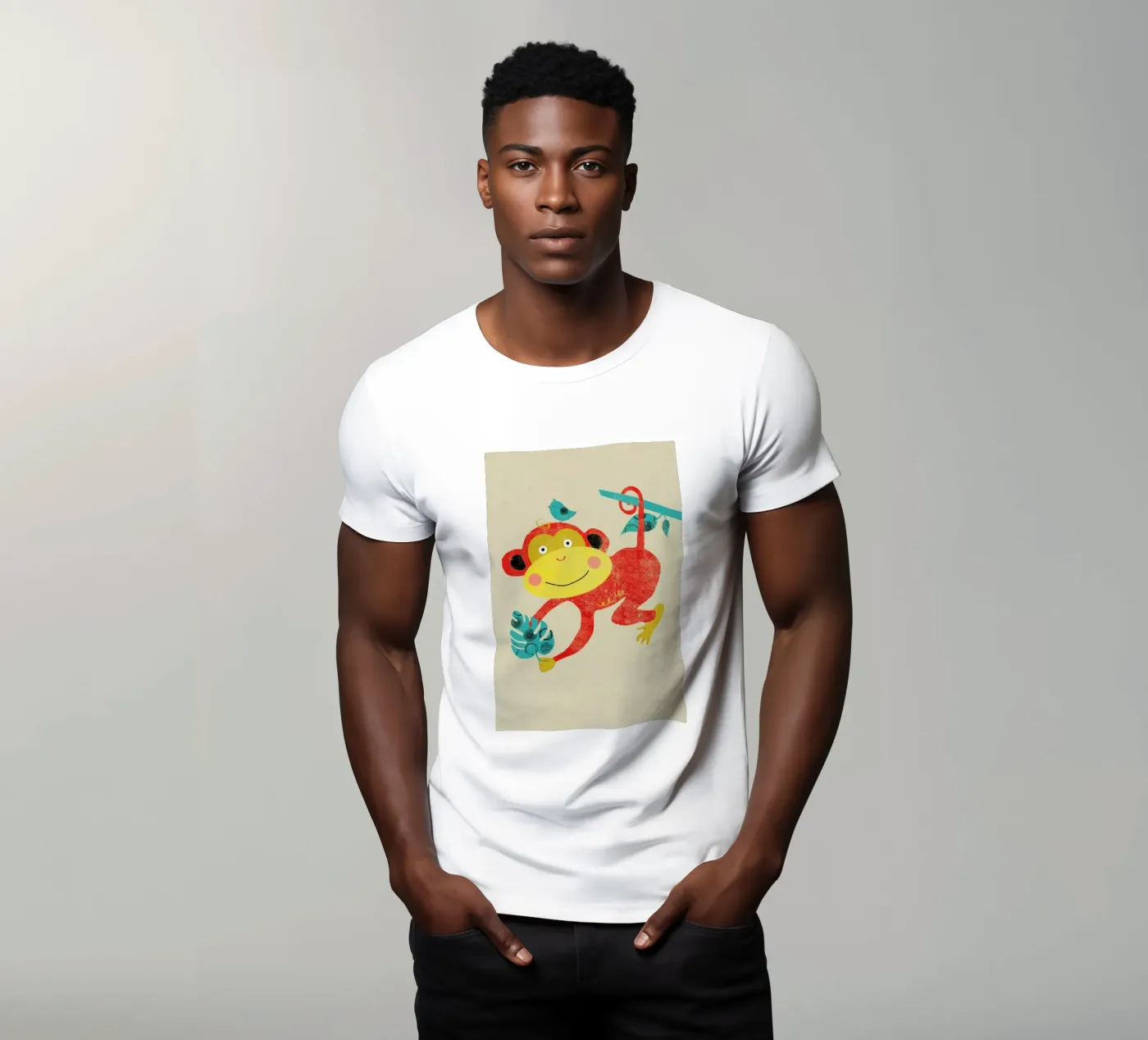 Monkey t-shirt da Rocket68