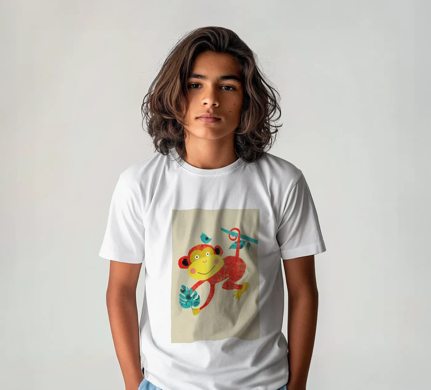 Monkey kinder t-shirt van Rocket68