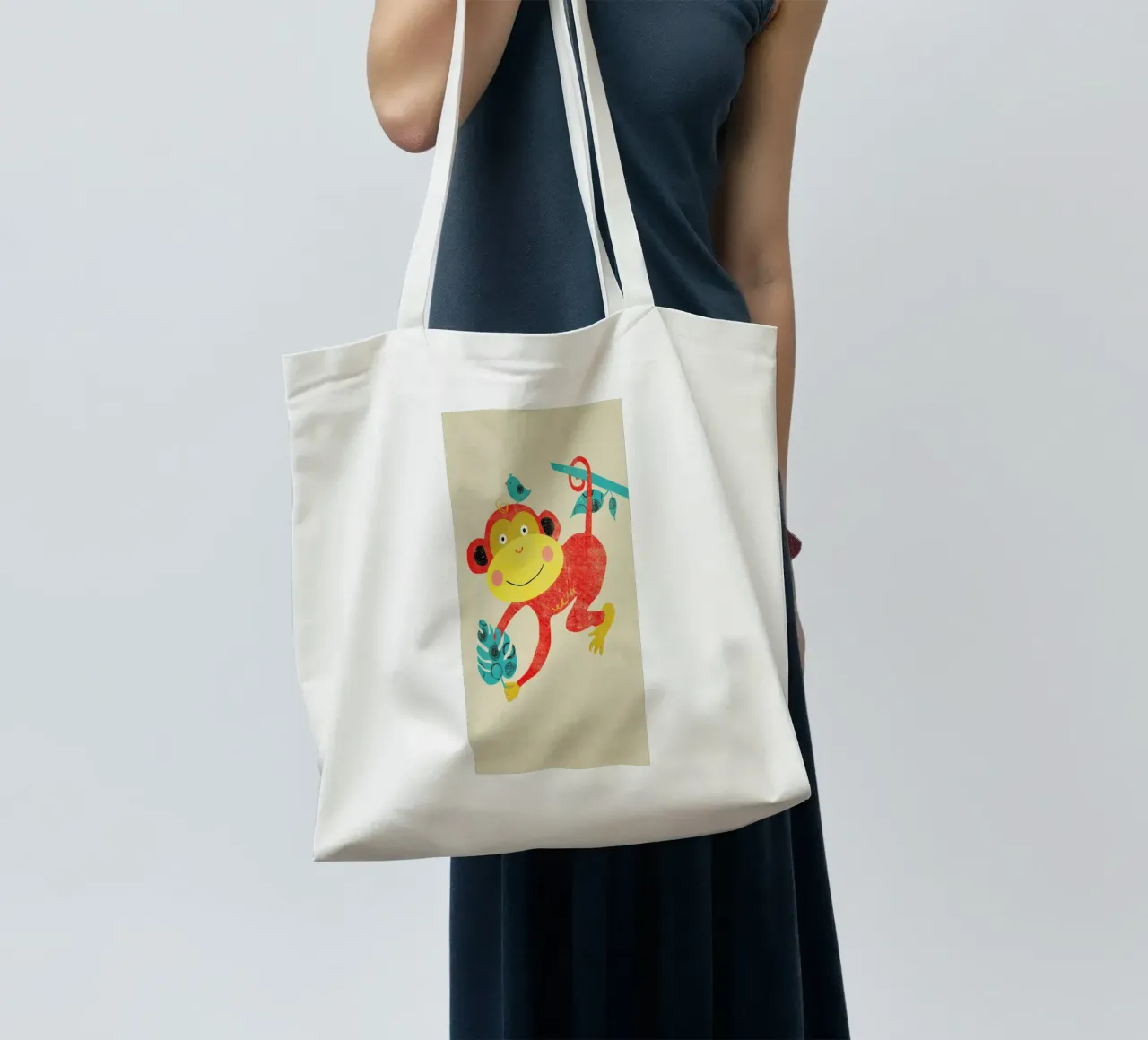Monkey tote bag by Rocket68