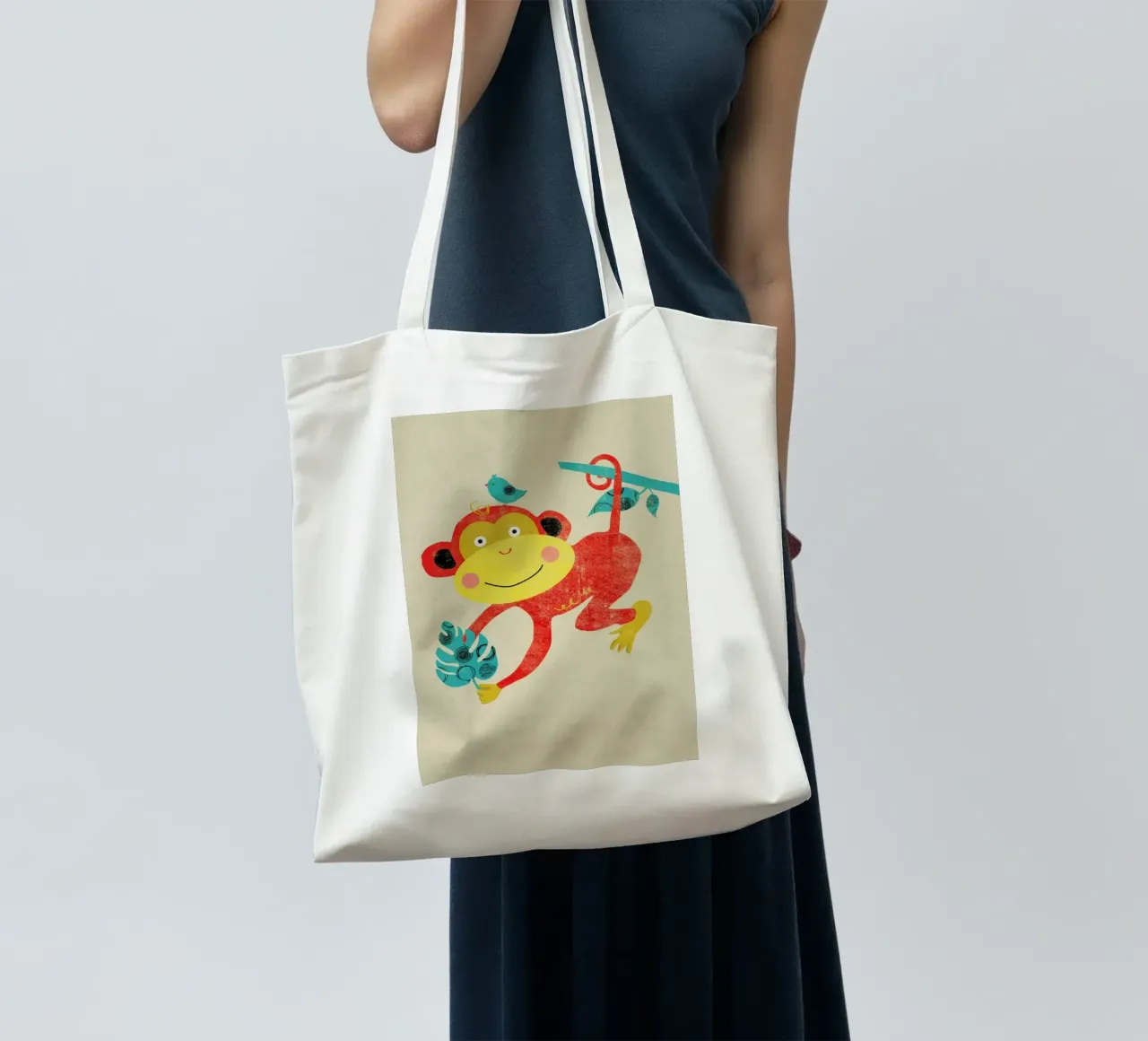 Monkey tote bag by Rocket68