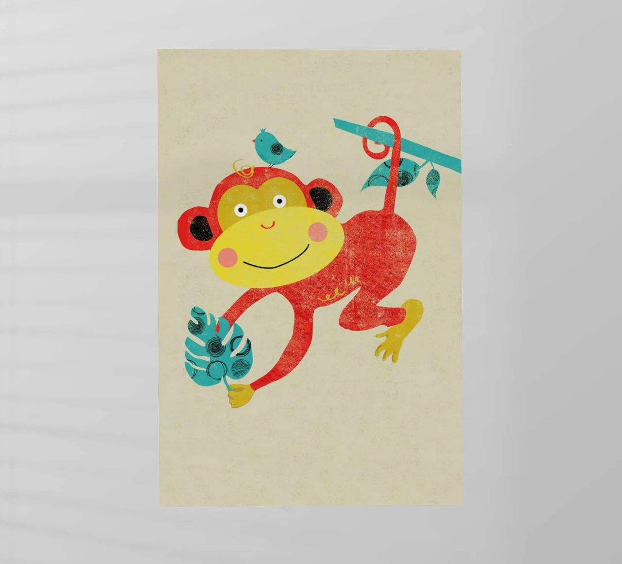 Monkey lámina retroiluminada de Rocket68