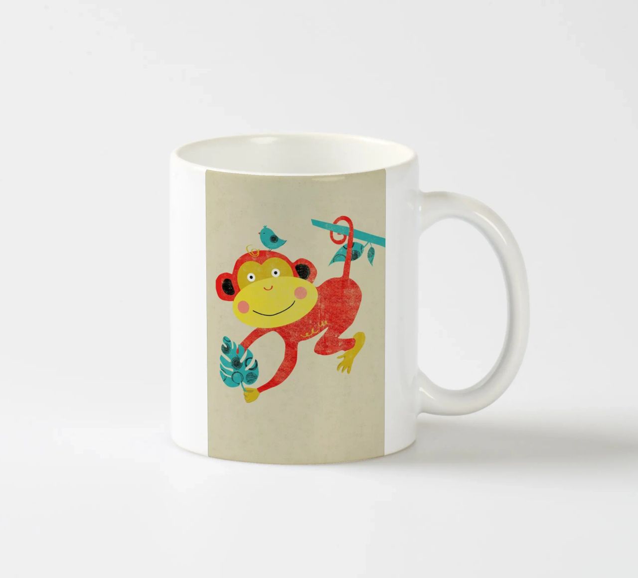 Monkey tazza in ceramica da Rocket68