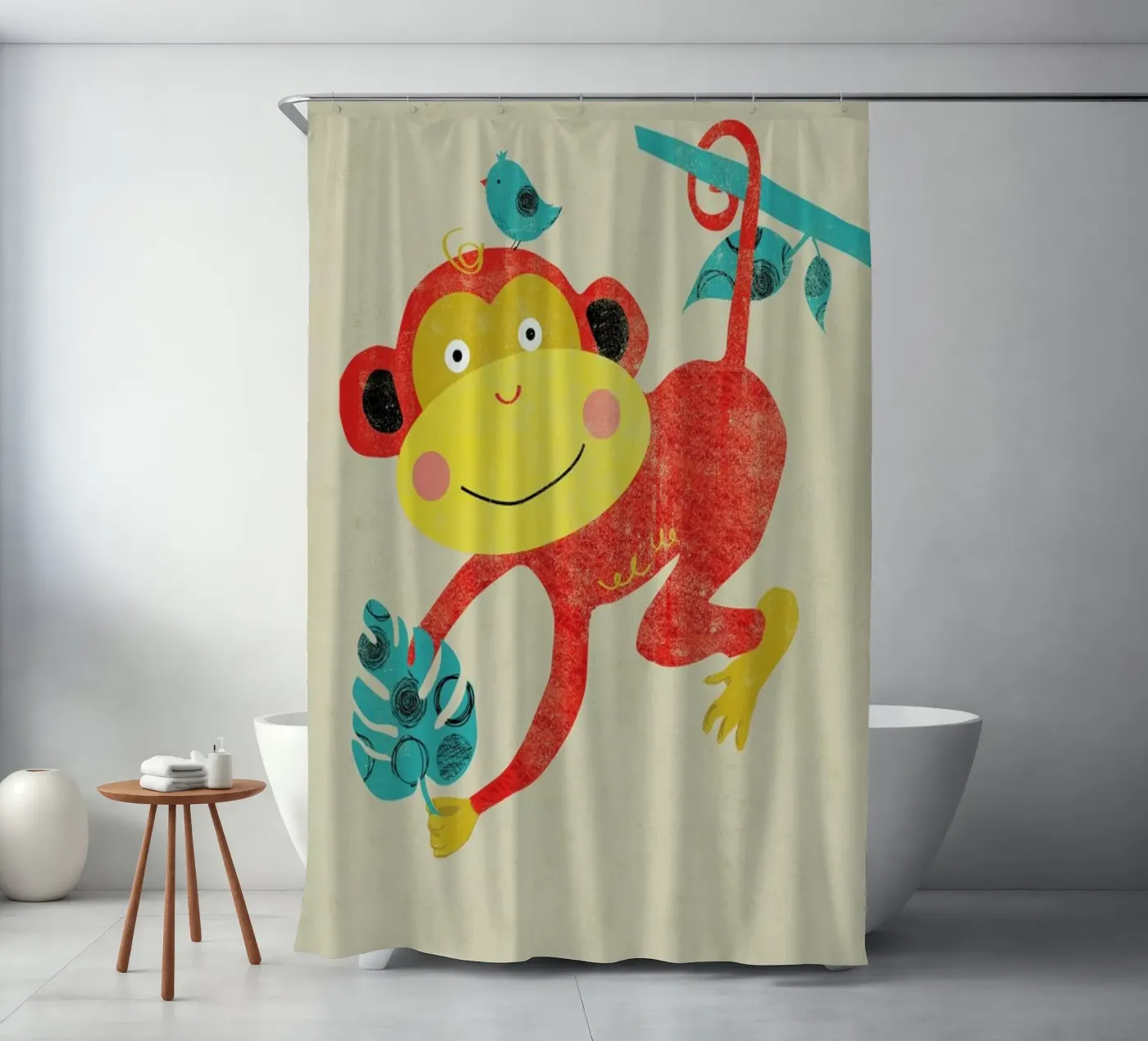 Monkey Duschvorhang von Rocket68