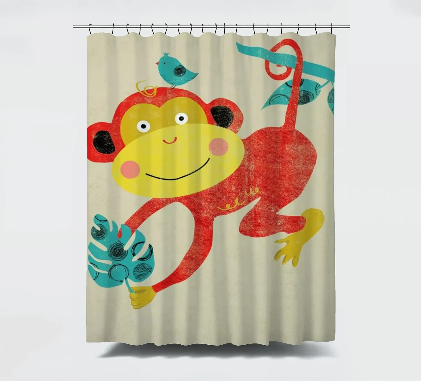 Monkey Duschvorhang von Rocket68