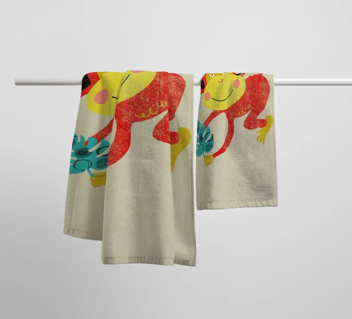 Monkey badhanddoek van Rocket68