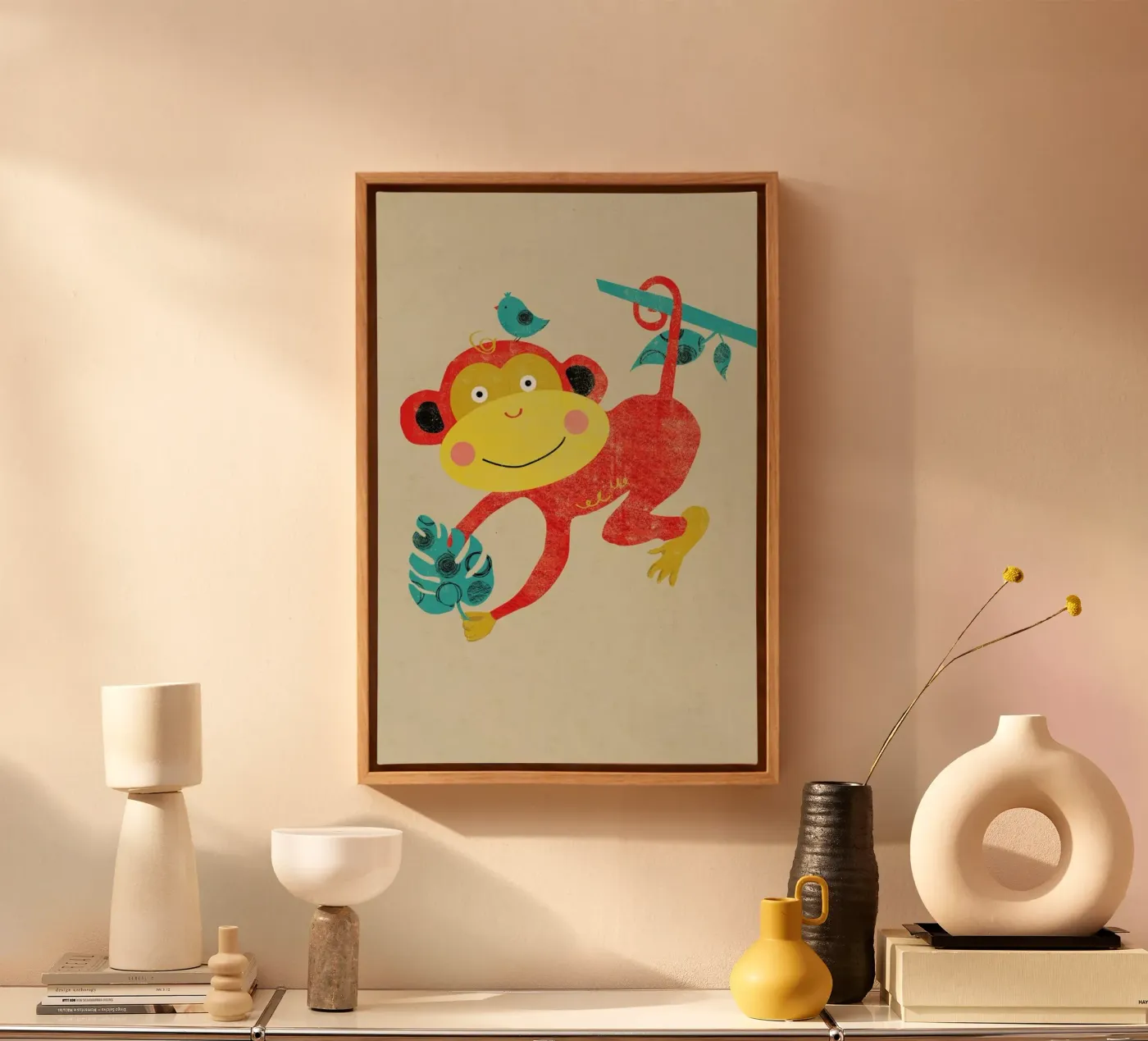 Monkey canvas by Rocket68