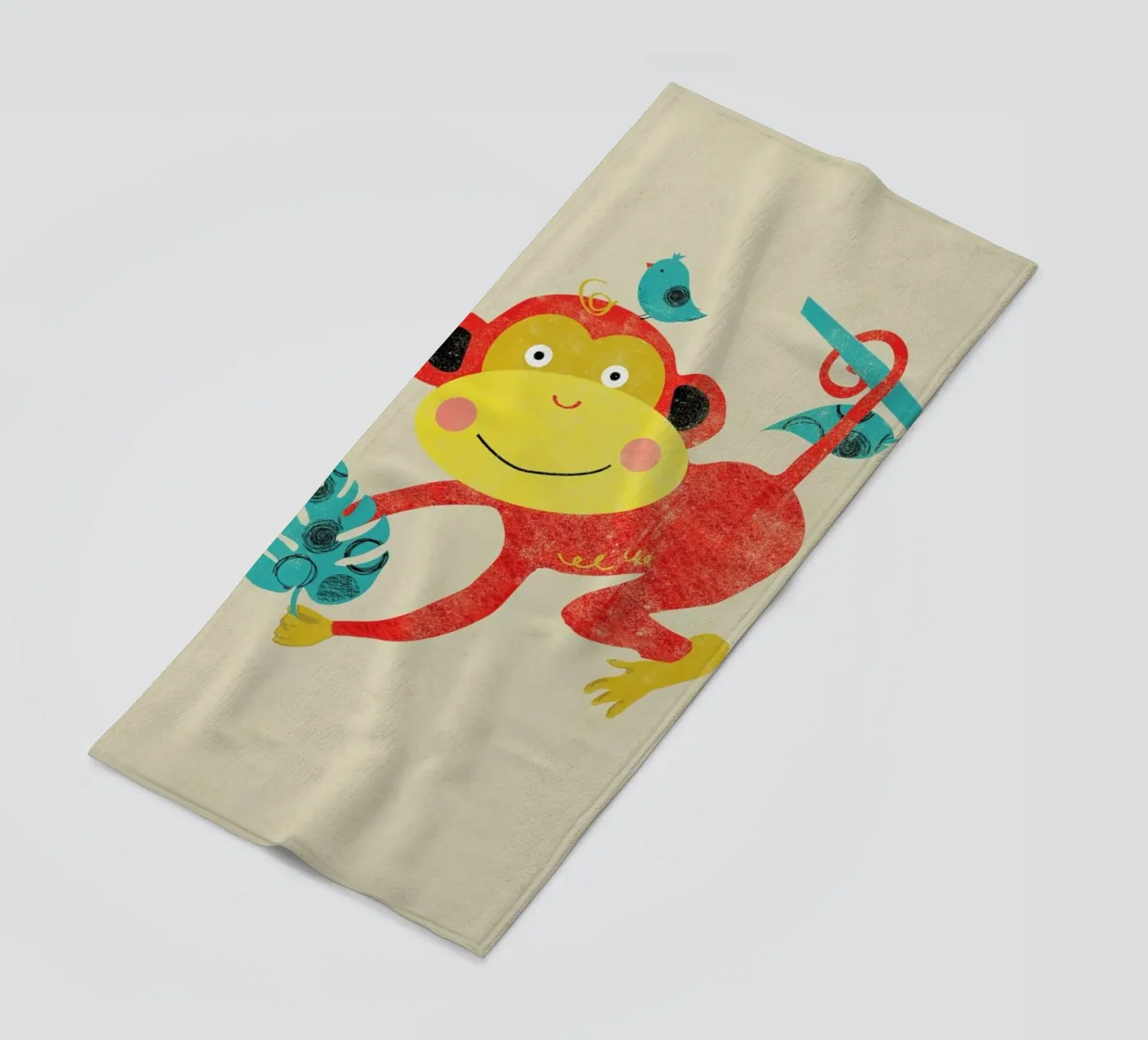 Monkey serviette de plage de Rocket68