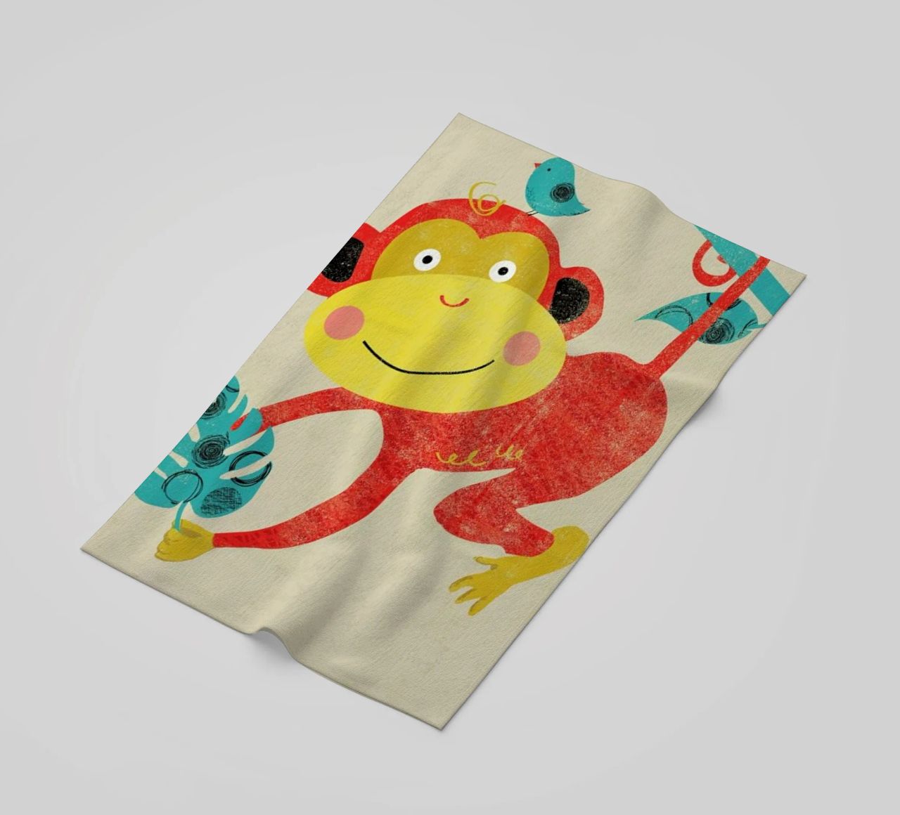 Monkey serviette de plage de Rocket68