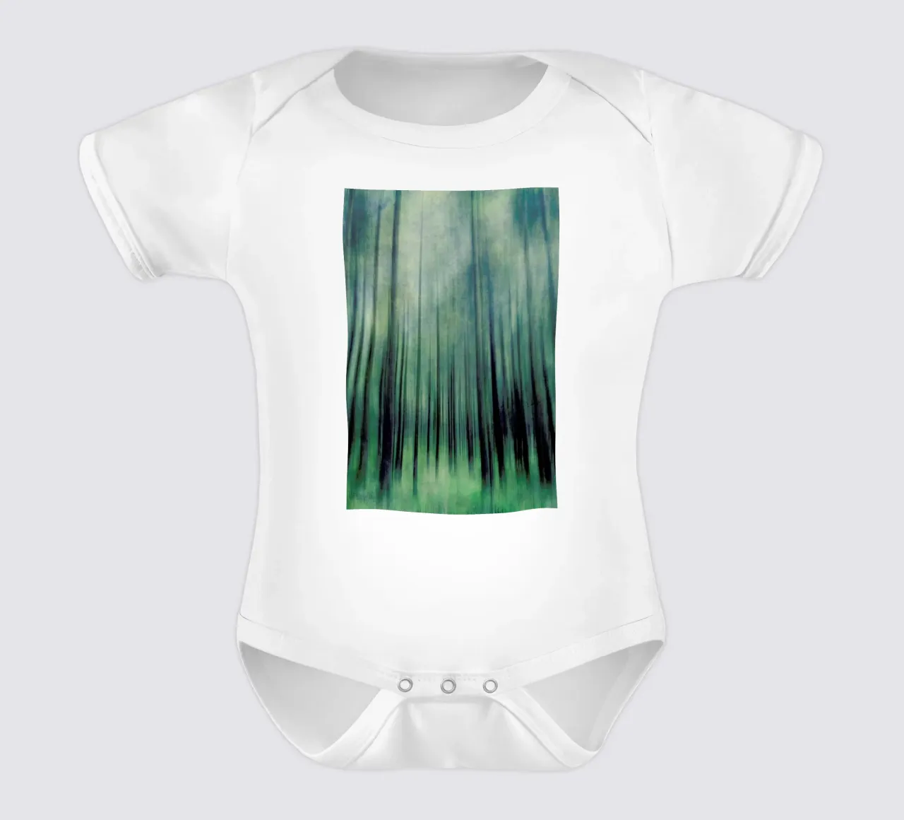 Green Woods Ascent body neonato maniche corte da Angelo Cerantola