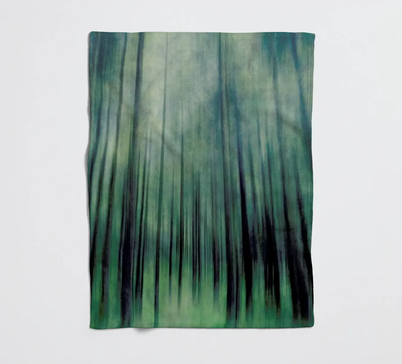 Green Woods Ascent coperta in pile da Angelo Cerantola