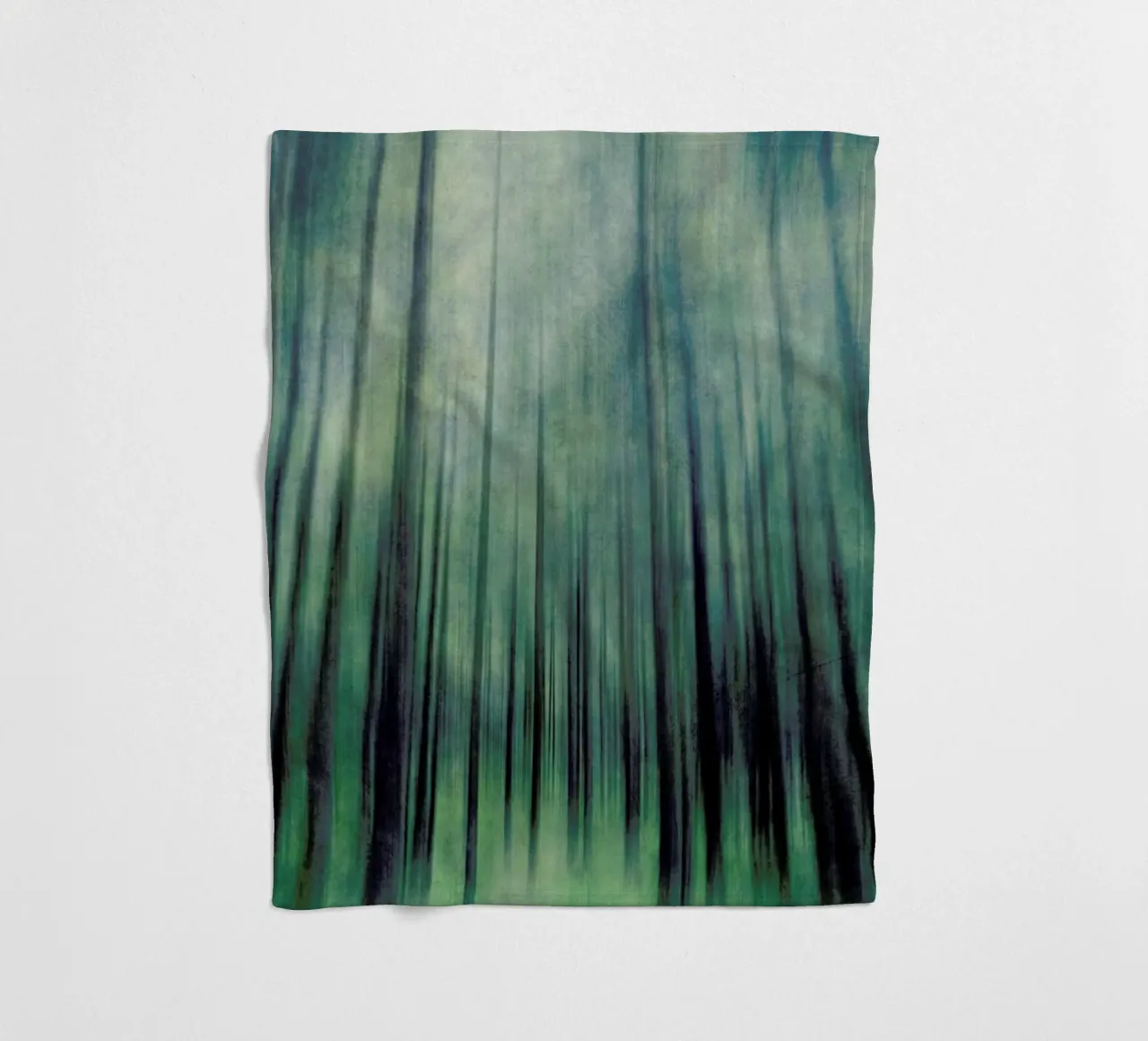 Green Woods Ascent coperta in pile da Angelo Cerantola