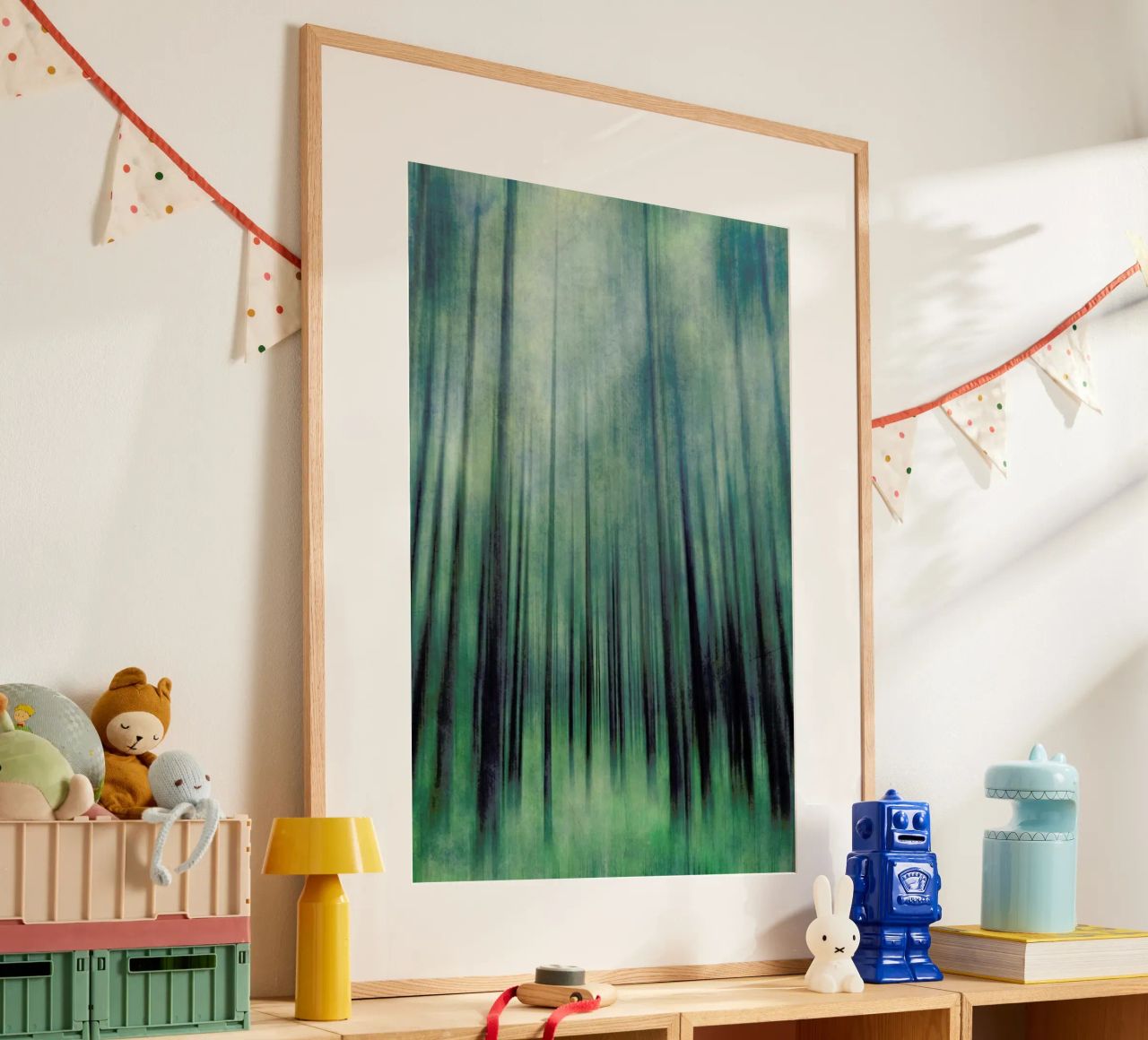 Green Woods Ascent Poster von Angelo Cerantola
