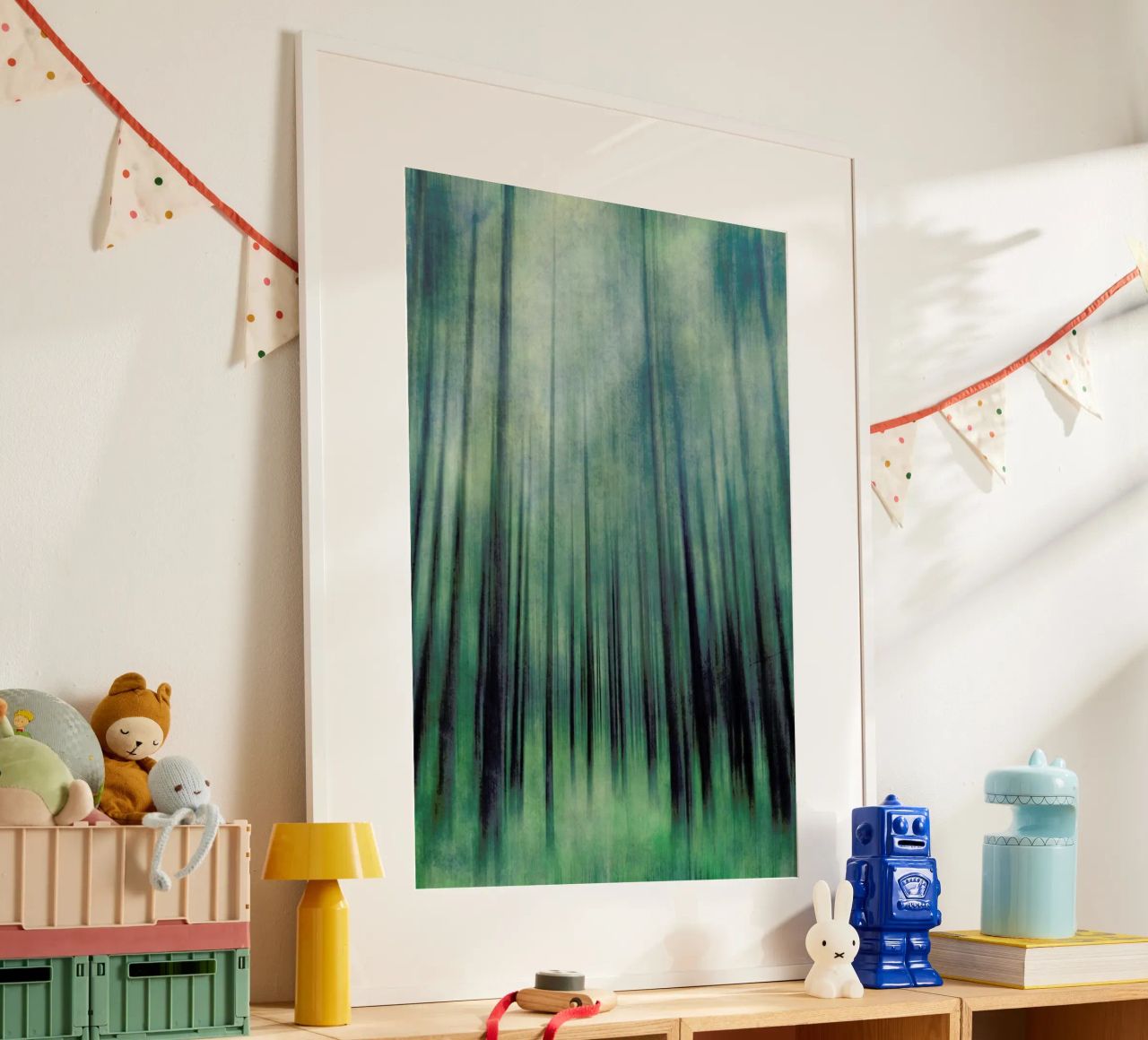 Green Woods Ascent Poster von Angelo Cerantola