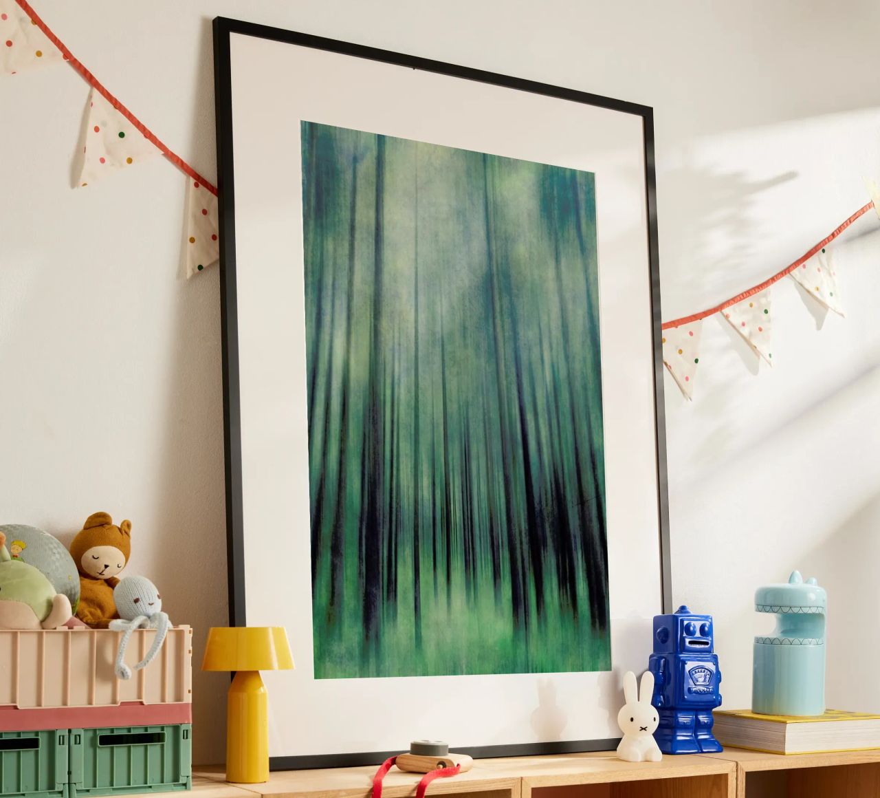 Green Woods Ascent Poster von Angelo Cerantola