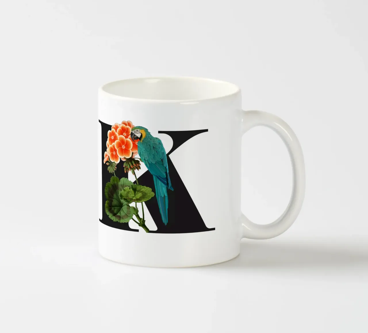 Botanical Alphabet - K tazza in ceramica da Froilein Juno