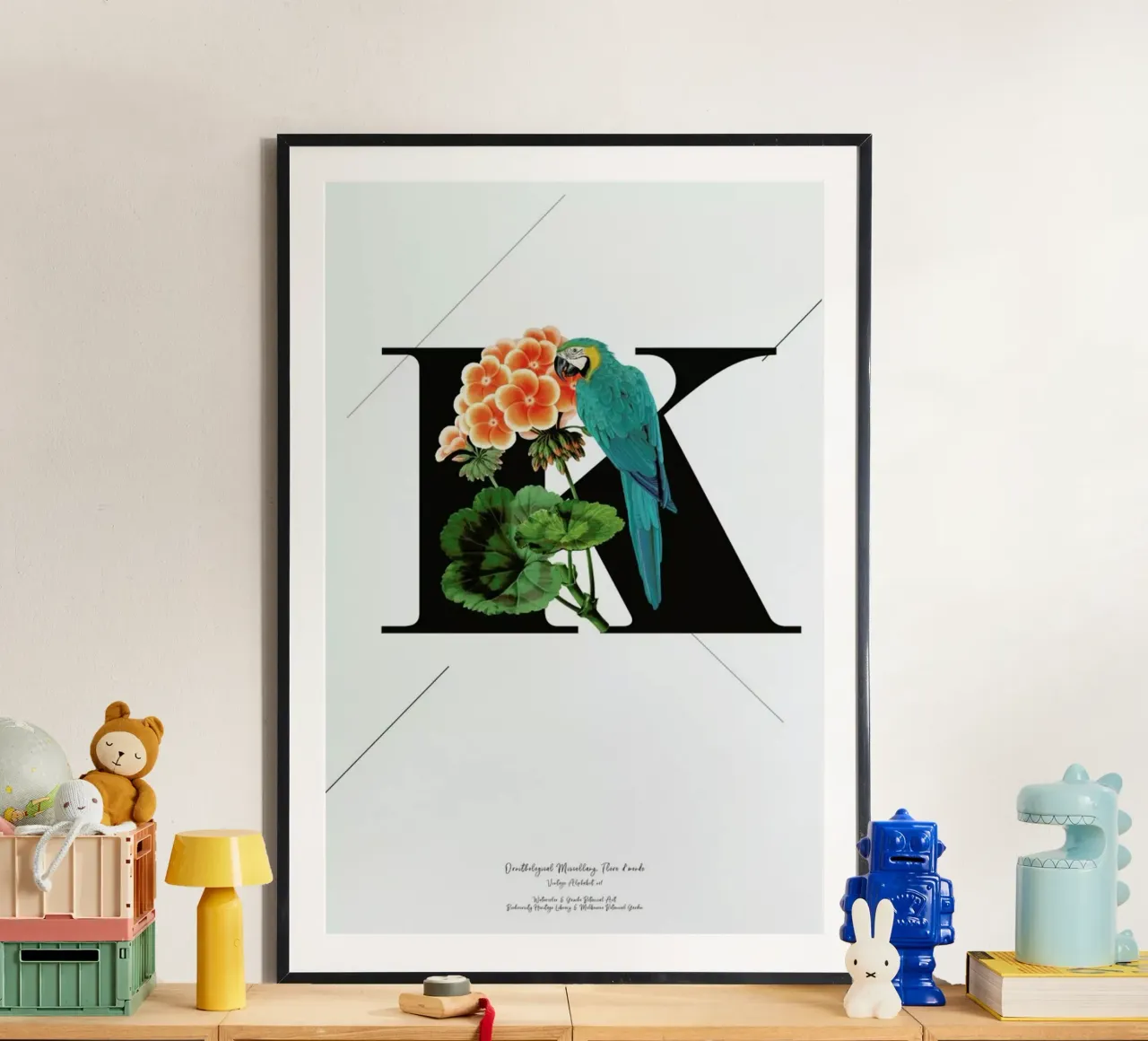Botanical Alphabet - K poster da Froilein Juno