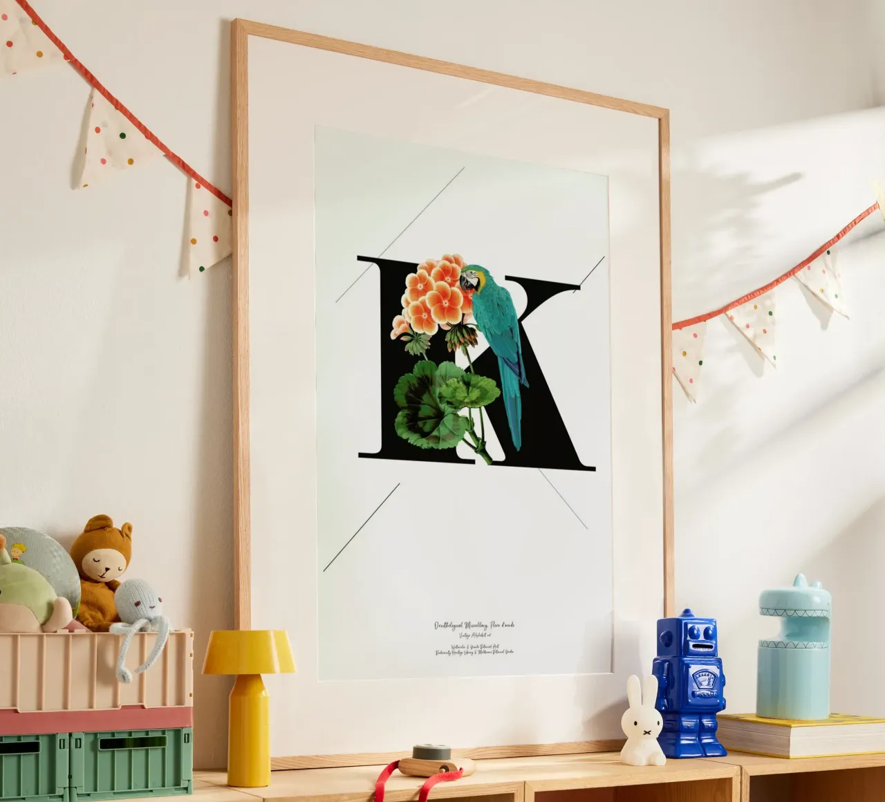 Botanical Alphabet - K poster da Froilein Juno
