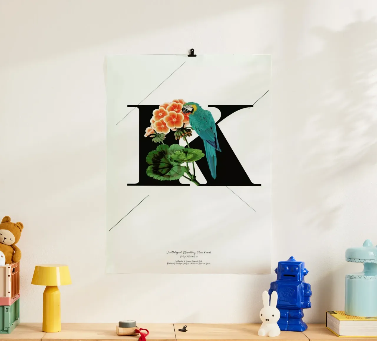 Botanical Alphabet - K poster da Froilein Juno