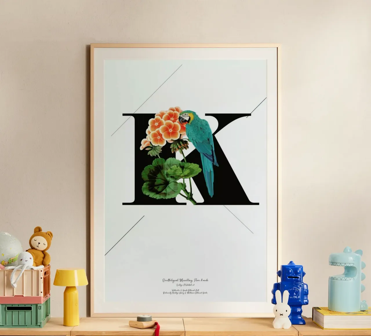Botanical Alphabet - K poster da Froilein Juno
