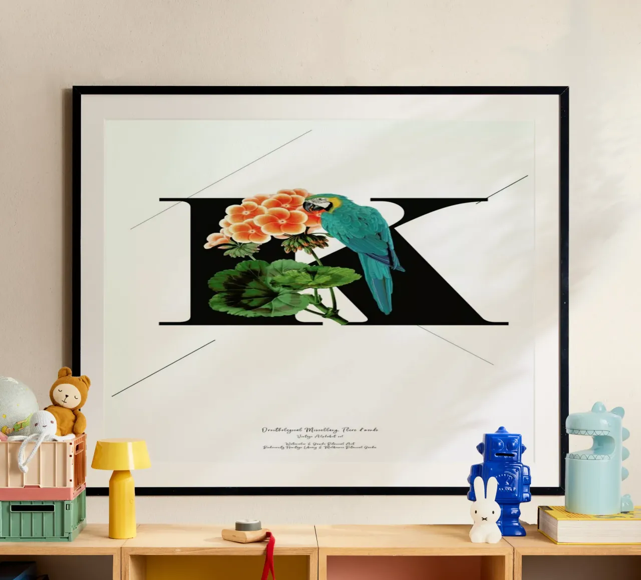 Botanical Alphabet - K poster da Froilein Juno