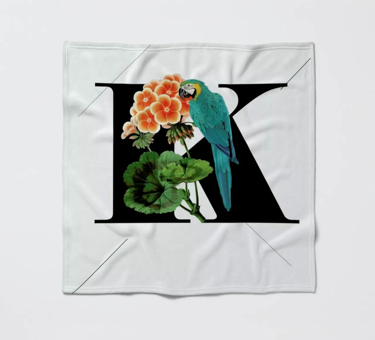 Botanical Alphabet - K coperta in pile da Froilein Juno