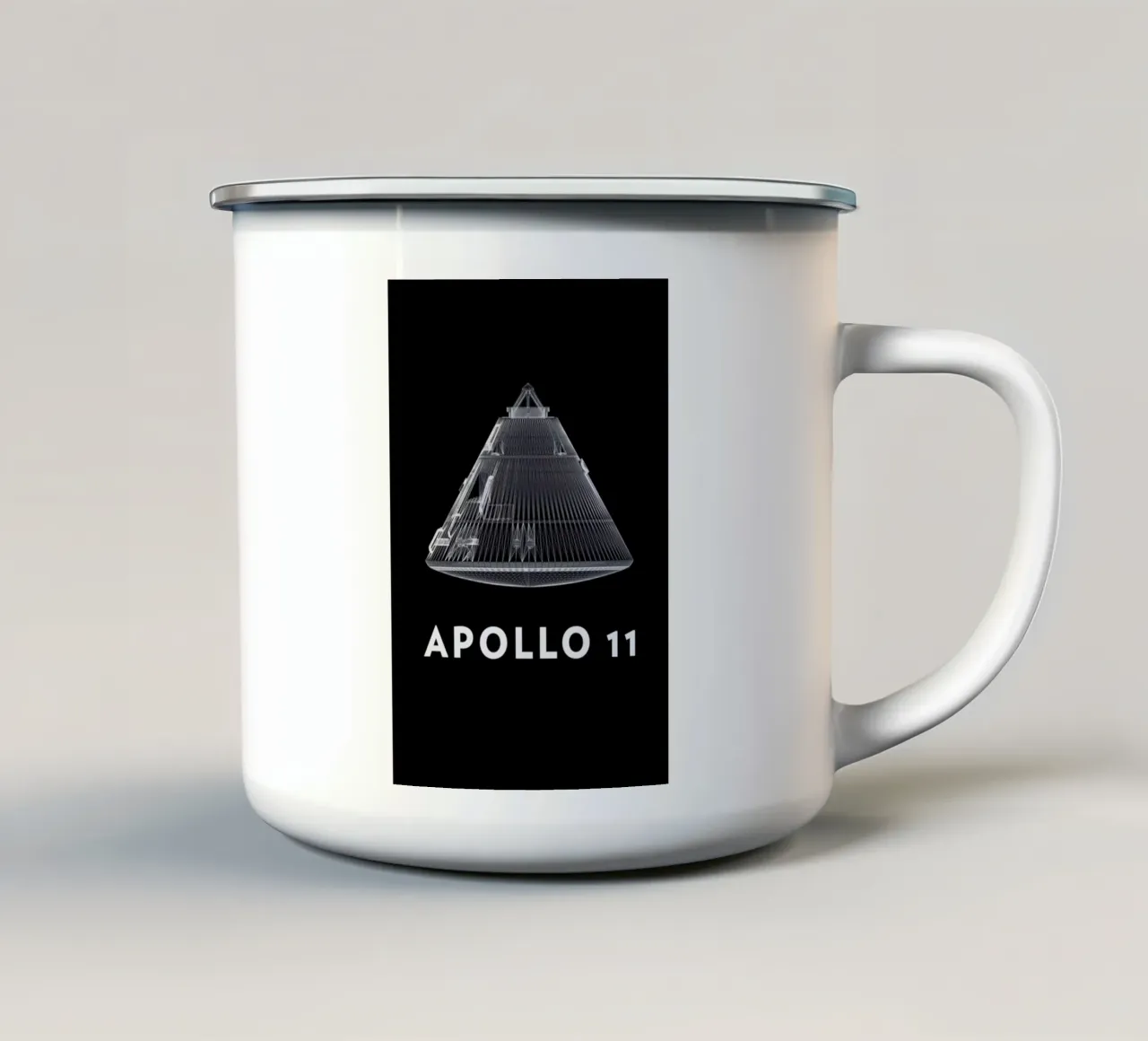 Apollo Midnight 1 tazza in smalto da Marc Schulthess