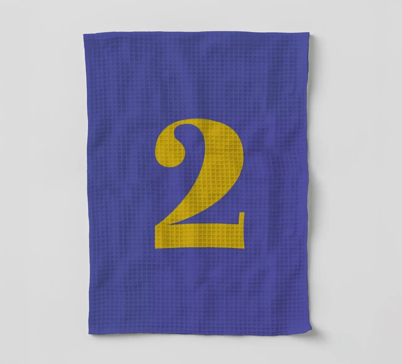 Blue Number 2 canovaccio da cucina da Studio One