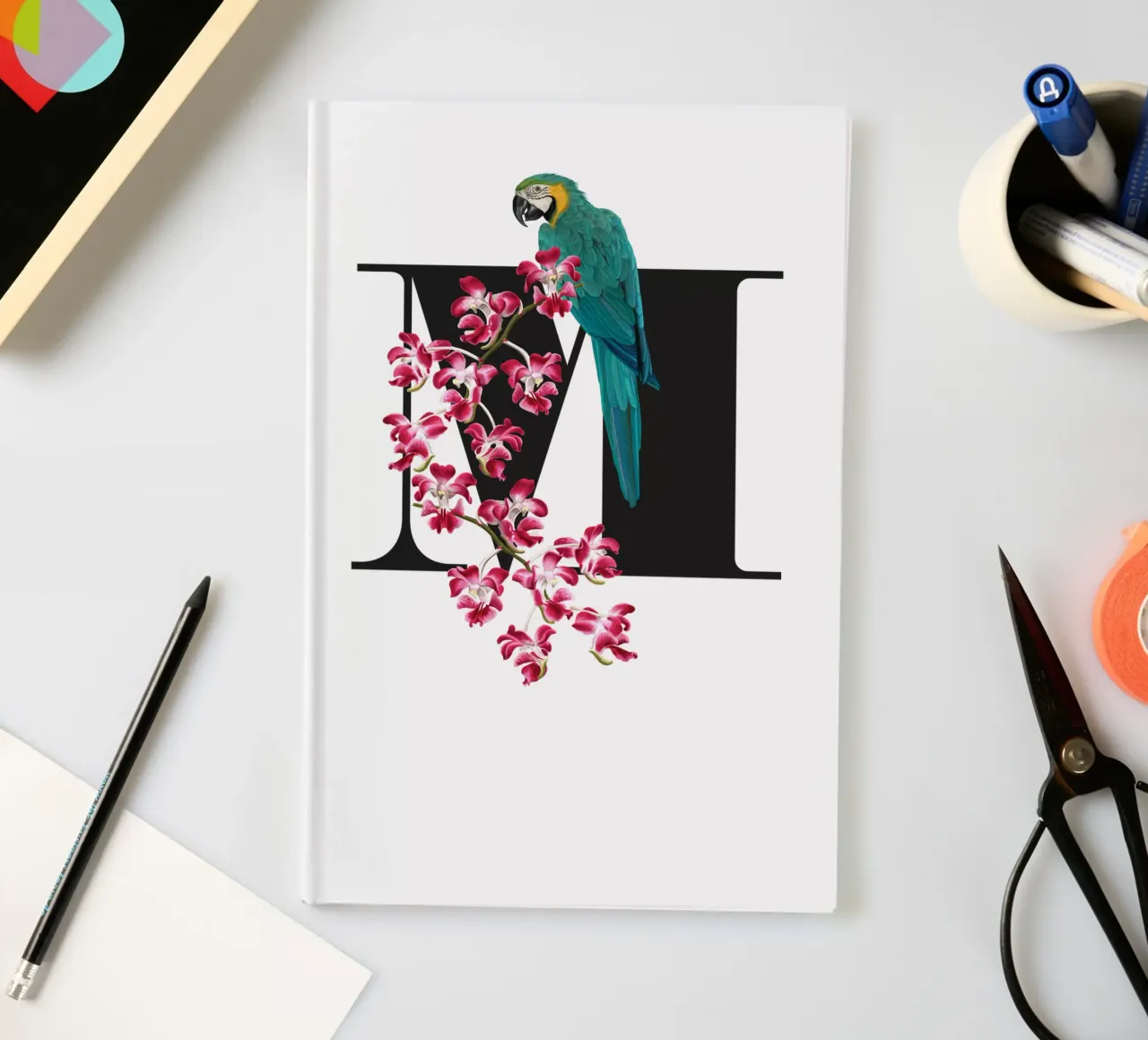 Botanical Alphabet - M notebook by Froilein Juno