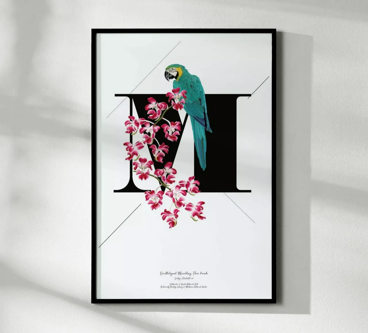 Botanical Alphabet - M carta hahnemühle da Froilein Juno