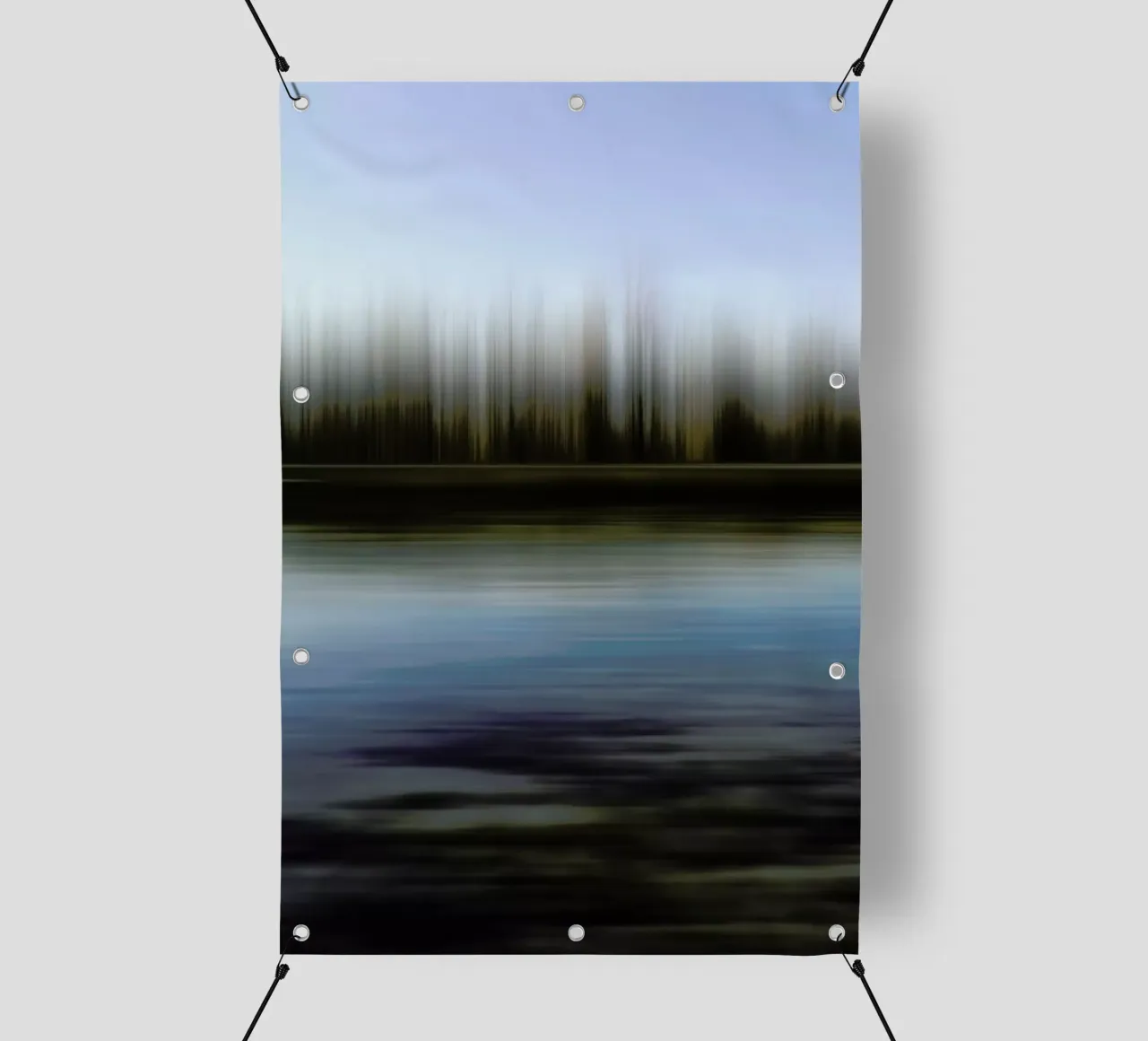 On the Riverbank pvc cover by Angelo Cerantola
